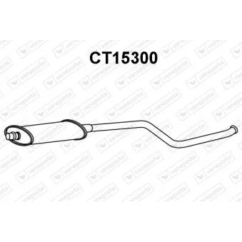 Silencieux central VENEPORTE CT15300