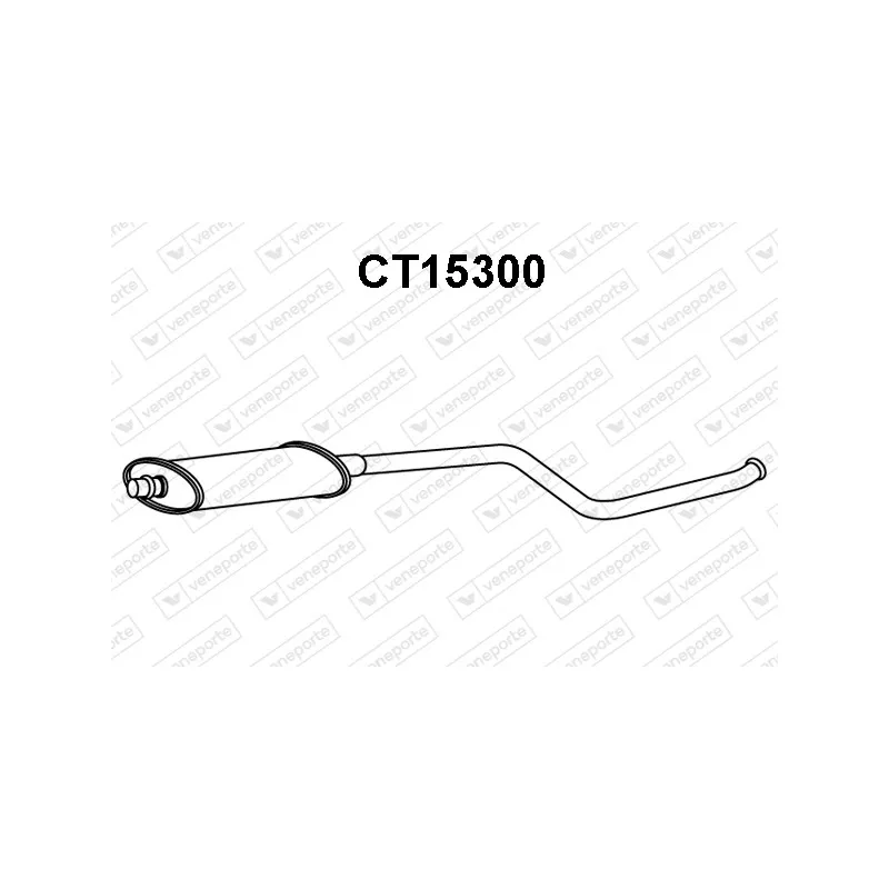 Silencieux central VENEPORTE CT15300