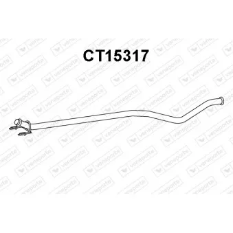 Tuyau d'échappement VENEPORTE CT15317