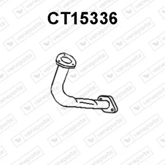 Tuyau d'échappement VENEPORTE CT15336