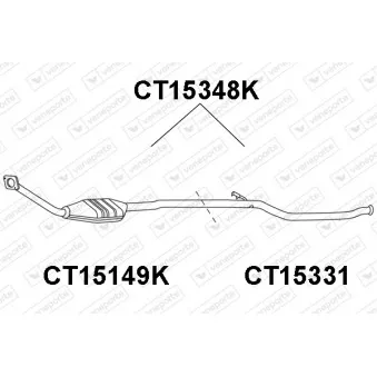 Catalyseur VENEPORTE CT15348K