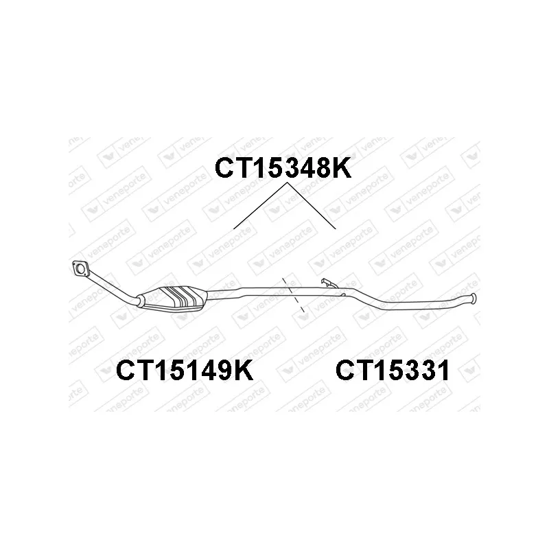Catalyseur VENEPORTE CT15348K