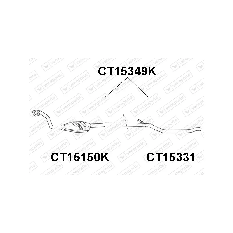 Catalyseur VENEPORTE CT15349K