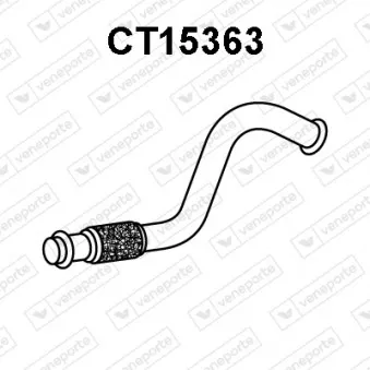 Tuyau d'échappement VENEPORTE CT15363