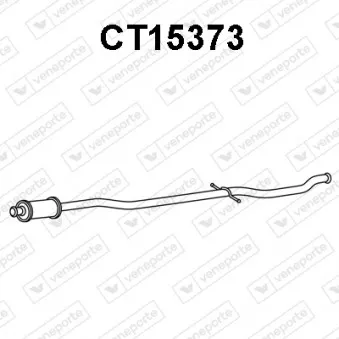 Silencieux avant VENEPORTE CT15373
