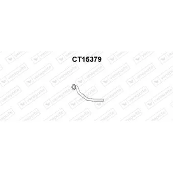Tuyau d'échappement VENEPORTE CT15379