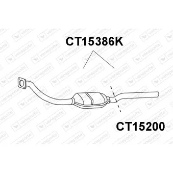 Catalyseur VENEPORTE CT15386K