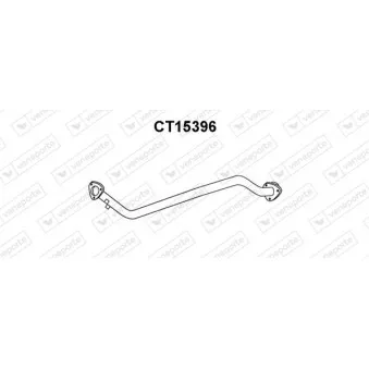 Tuyau d'échappement VENEPORTE CT15396
