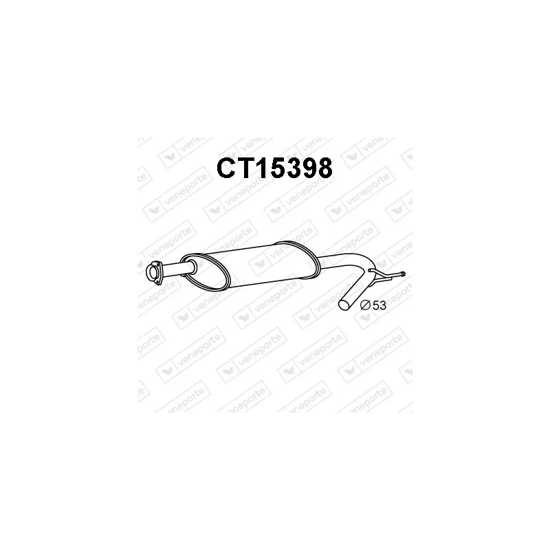 Silencieux avant VENEPORTE CT15398