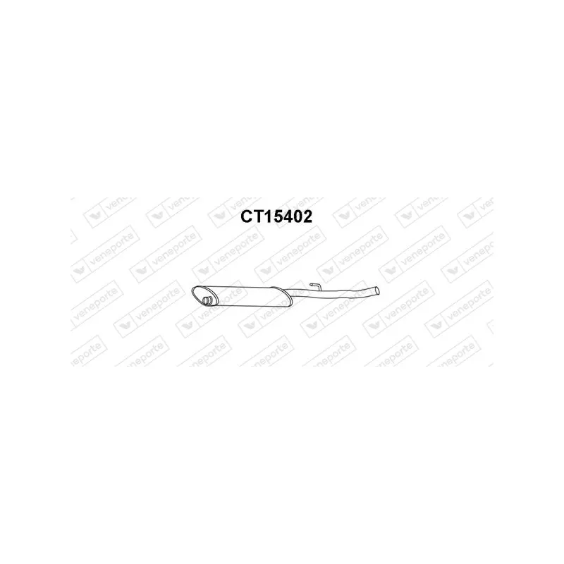 Silencieux central VENEPORTE CT15402