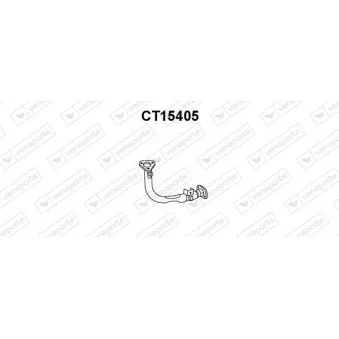 Tuyau d'échappement VENEPORTE CT15405