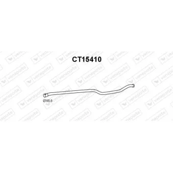 Tube de réparation, catalyseur VENEPORTE CT15410