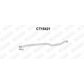Tube de réparation, catalyseur VENEPORTE CT15421