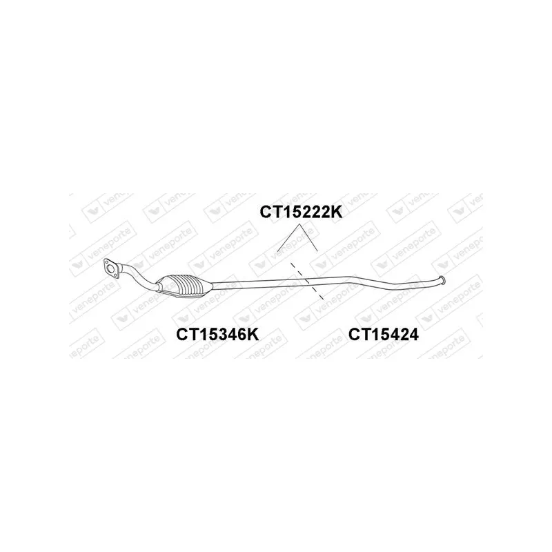 Tube de réparation, catalyseur VENEPORTE CT15424