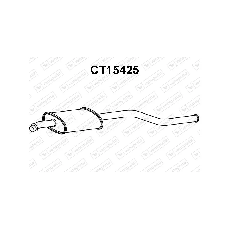 Silencieux avant VENEPORTE CT15425