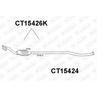 Catalyseur VENEPORTE CT15426K