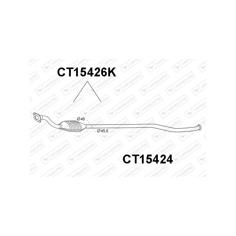 Catalyseur VENEPORTE CT15426K
