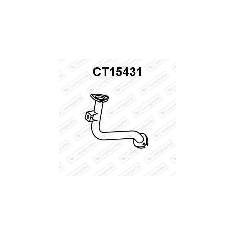 Tuyau d'échappement VENEPORTE CT15431