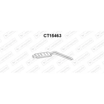 Silencieux arrière VENEPORTE