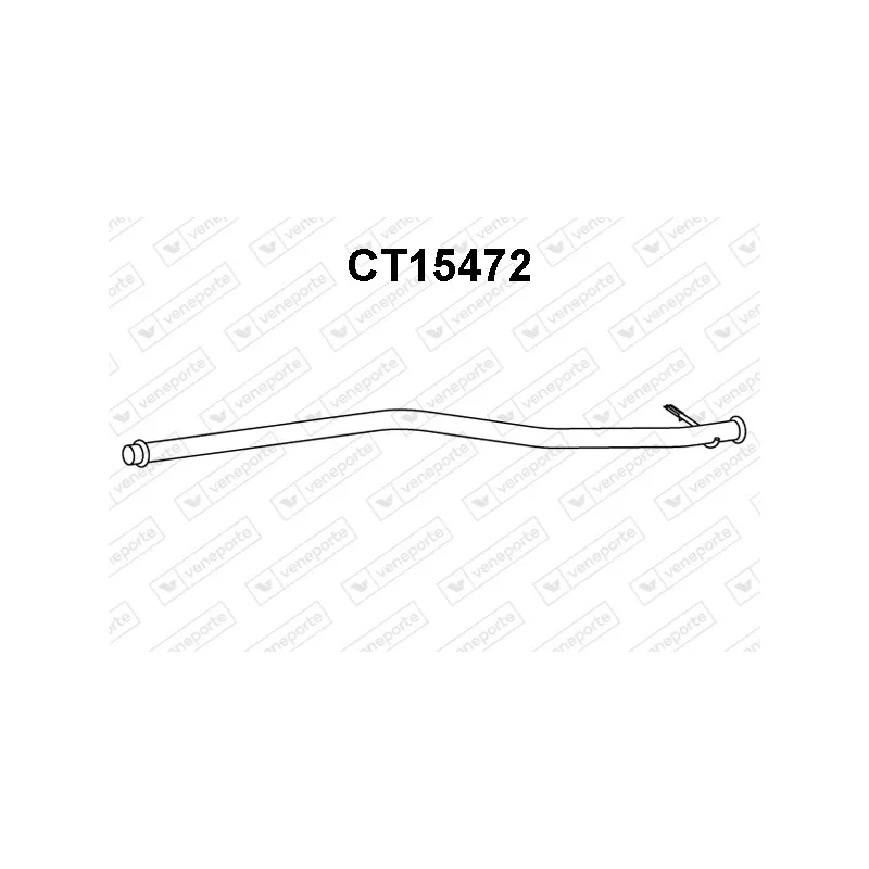 Tuyau d'échappement VENEPORTE CT15472