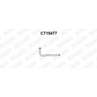 Tuyau d'échappement VENEPORTE CT15477