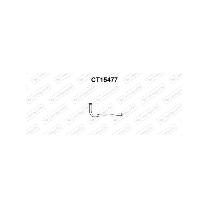 Tuyau d'échappement VENEPORTE CT15477
