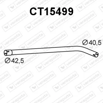 Tuyau d'échappement VENEPORTE