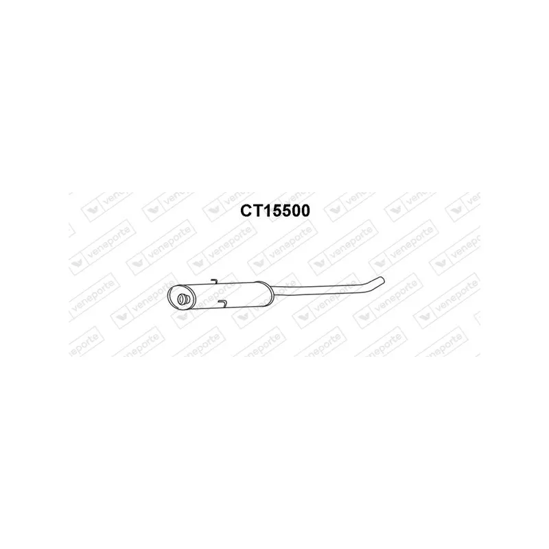 Silencieux avant VENEPORTE CT15500
