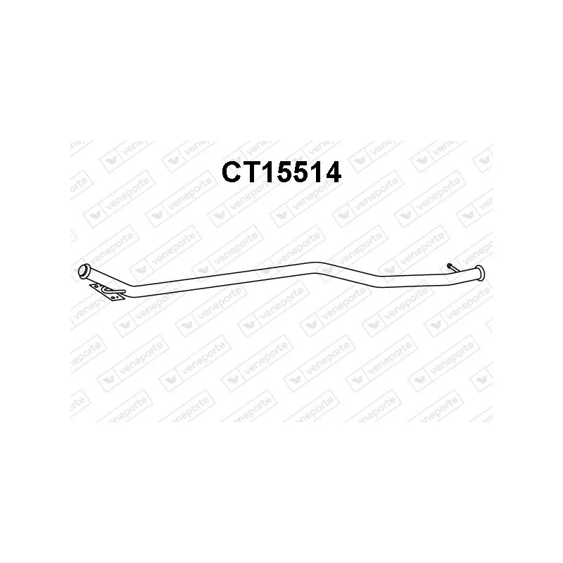 Tuyau d'échappement VENEPORTE CT15514