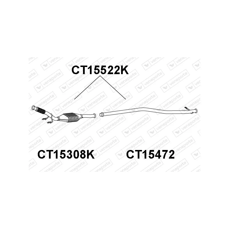 Catalyseur VENEPORTE CT15522K