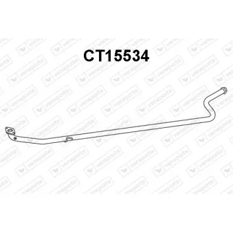 Tuyau d'échappement VENEPORTE CT15534