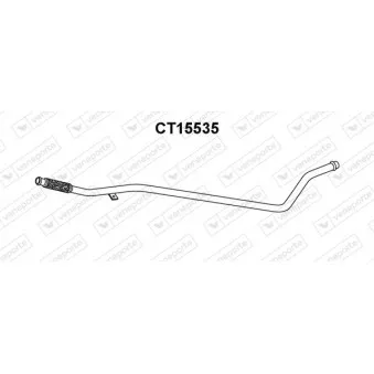 Tuyau d'échappement VENEPORTE CT15535