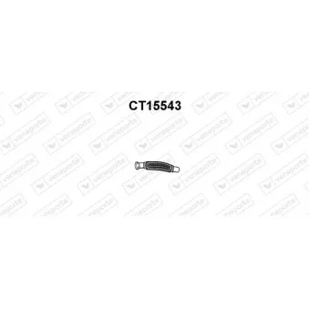 Tuyau d'échappement VENEPORTE CT15543