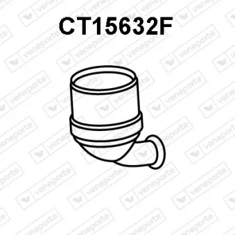 Filtre à particules / à suie, échappement VENEPORTE CT15632F