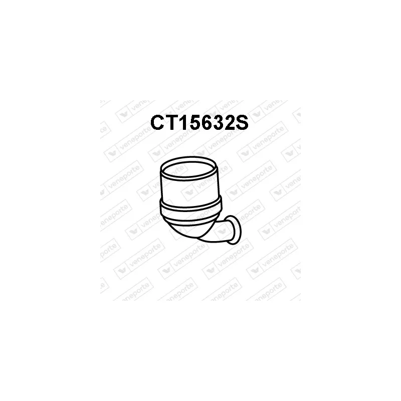 Filtre à particules / à suie, échappement VENEPORTE CT15632S