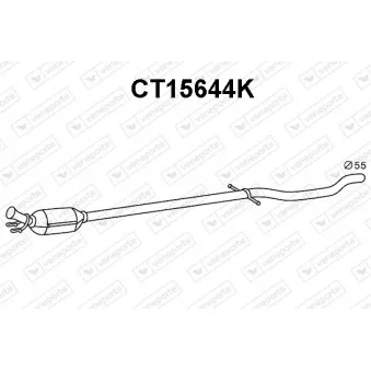 Catalyseur VENEPORTE CT15644K