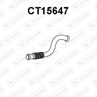 Tuyau d'échappement VENEPORTE CT15647