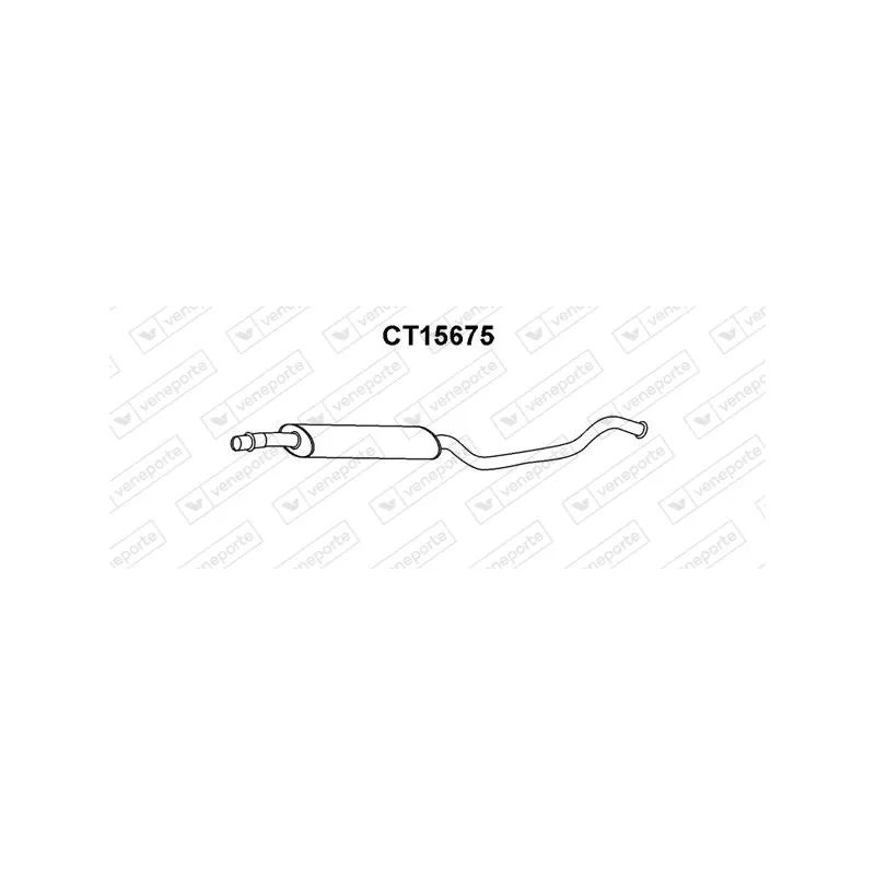 Silencieux avant VENEPORTE CT15675
