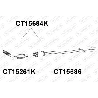 Catalyseur VENEPORTE CT15684K