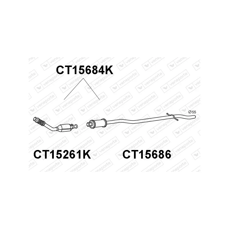 Catalyseur VENEPORTE CT15684K