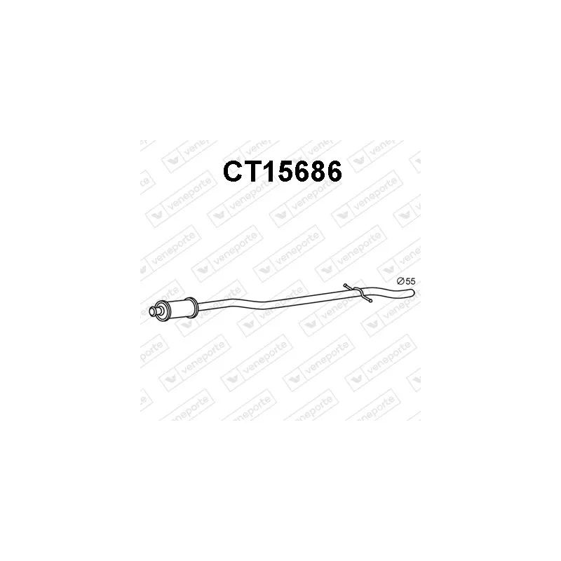 Silencieux avant VENEPORTE CT15686