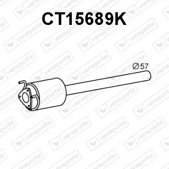 Catalyseur VENEPORTE CT15689K
