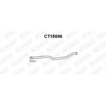 Tube de réparation, catalyseur VENEPORTE CT15696