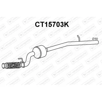 Catalyseur VENEPORTE CT15703K