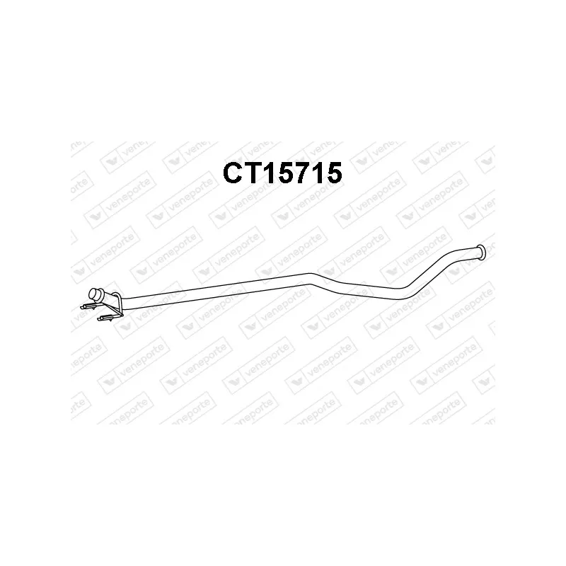 Tuyau d'échappement VENEPORTE CT15715