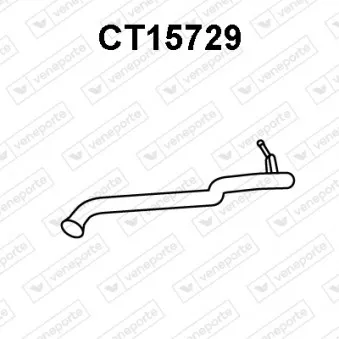 Tuyau d'échappement VENEPORTE CT15729
