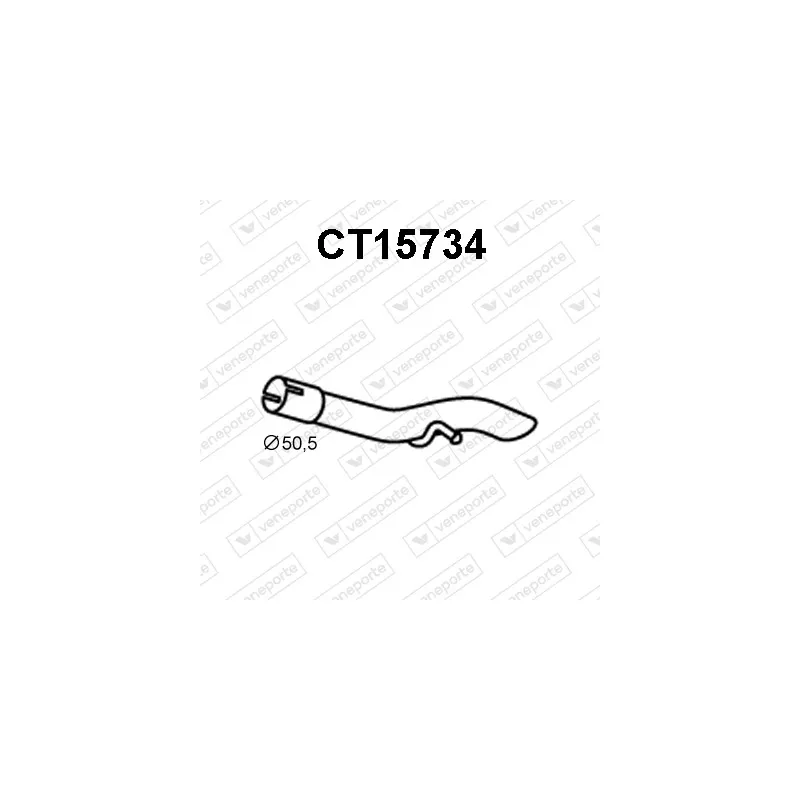 Tuyau d'échappement VENEPORTE CT15734