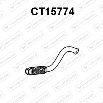 Tuyau d'échappement VENEPORTE CT15774