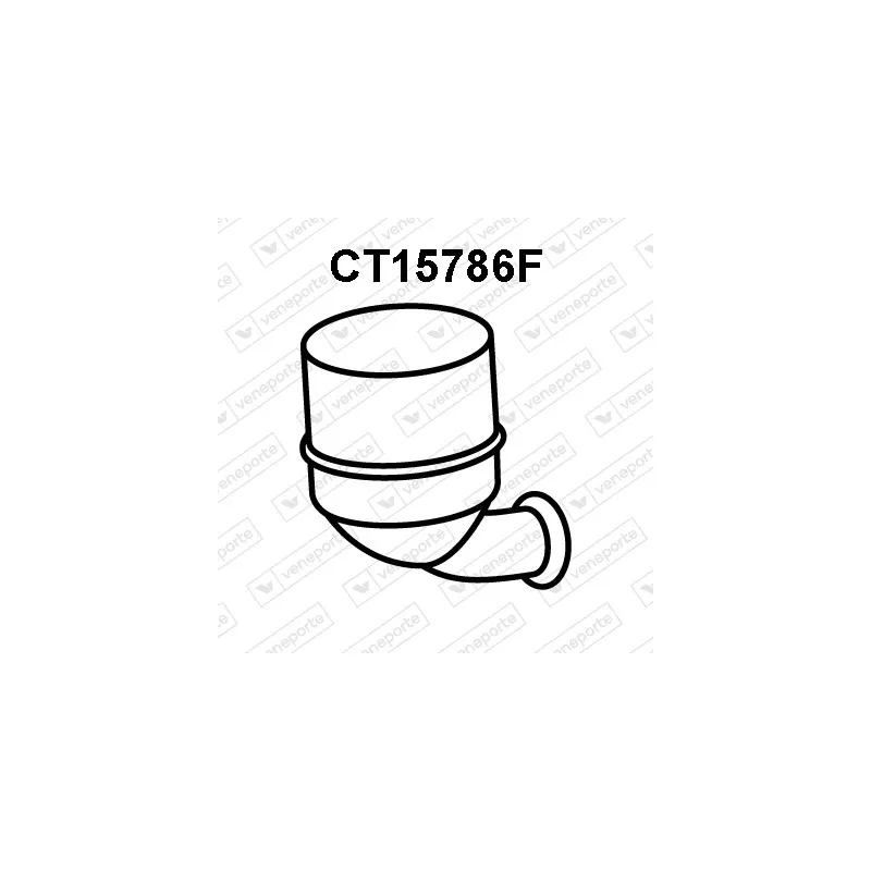 Filtre à particules / à suie, échappement VENEPORTE CT15786F