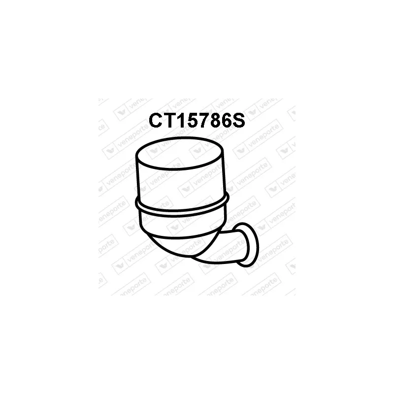 Filtre à particules / à suie, échappement VENEPORTE CT15786S